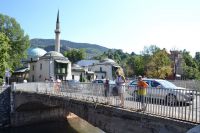 Вид на мечеть с моста
