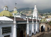 Кафедральный собор Кито - вид сверху