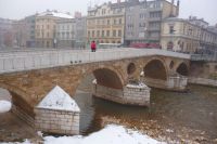 Латинский мост - зимой