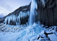 Снежная красота ледника Ватнайекюдль