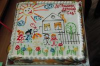 Торт на выпускной в детский сад 3