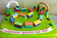 Торт на выпускной в детский сад 8