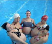 упражнения в бассейне для беременных