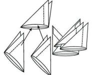 поделки из модулей оригами легко 7