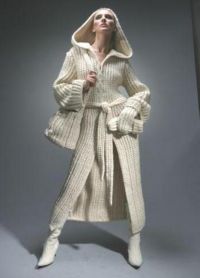 Вязаное пальто 1