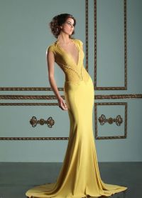 желтое платье 2013 1