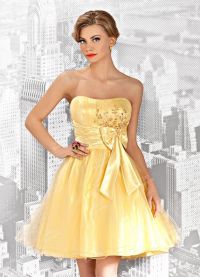 желтое платье 2013 10