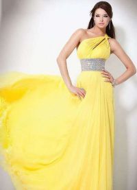 желтое платье 2013 2