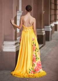 желтое платье 2013 5