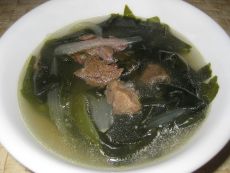 корейский суп из морской капусты