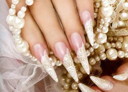bridal manicure 2015