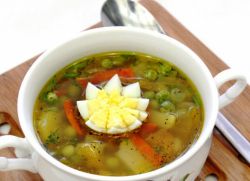 овощной суп рецепт с зеленым горошком