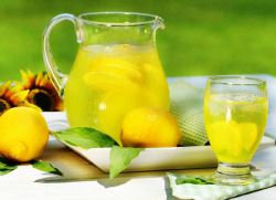 освежающий напиток из лимона и мяты