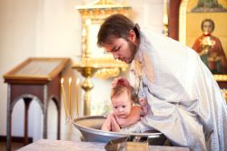 крещение младенца