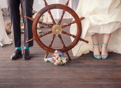 украшение свадьбы в морском стиле