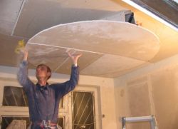Как сделать потолок из гипсокартона 