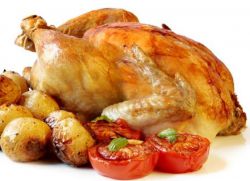 курица в духовке калорийность