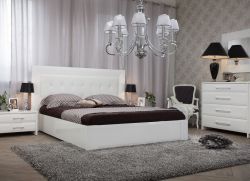 Мебель для спальни белый глянец