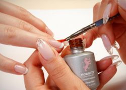 how to do french manicure gel 6