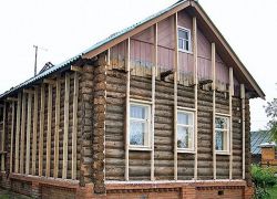 Облицовка фасада деревянного дома – какой материал лучше