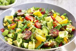 летний салат из овощей рецепт