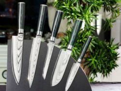 кухонный нож дамасская сталь