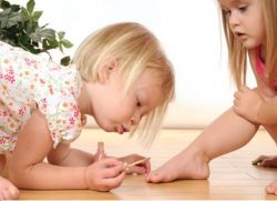 technology of children's manicure