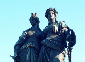 Памятник посвященный объединению Женевы и Швейцарии