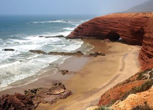 Пляж Легзира в Марокко