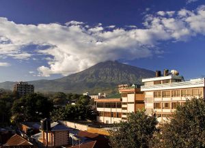 Отель в Аруше с видом на Килиманджаро