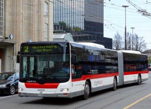 Автобусы в городе