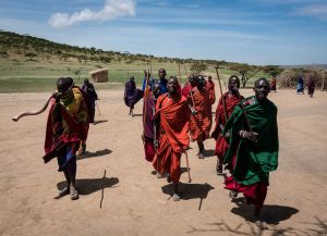 Племя масаи в Танзании