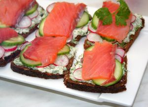 Датский рыбный сэндвич