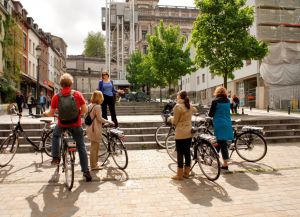 Велосипед - популярный вид транспорта в Брюсселе