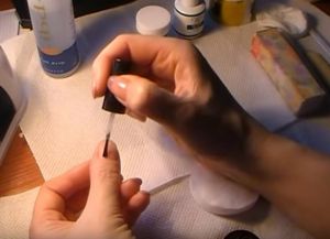 этапы наращивания ногтей гелем в домашних условиях 3