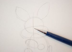 Пасхальный кролик рисунок 6
