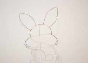 Пасхальный кролик рисунок 7
