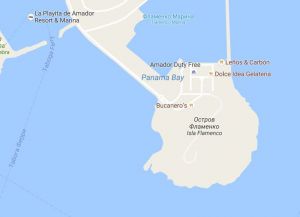 Остров Фламенко на карте