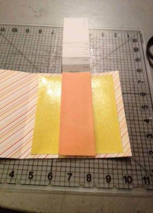 как сделать бумажный водопад 8