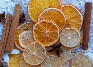 как засушить апельсины для декора 1