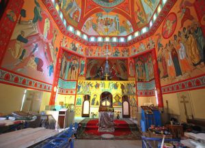 Реставрационные работы в Воскресенском храме