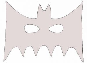 как сделать маску бэтмена1