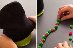 Как украсить вязаную шапку своими руками