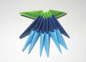 модульное оригами цветы мастер класс 1