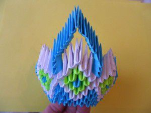 Модульное оригами - конфетница19