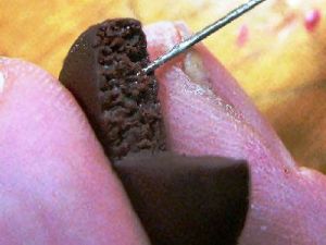 шоколадный торт из полимерной глины4