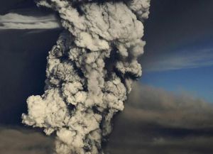 Извержение подледного вулкана Гримсвотна