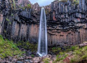 Свартифосс - черный водопад