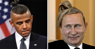 15 смешных фото мировых лидеров с модными причёсками