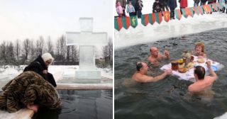 25 атмосферных фото о том, как русский народ празднует Крещение